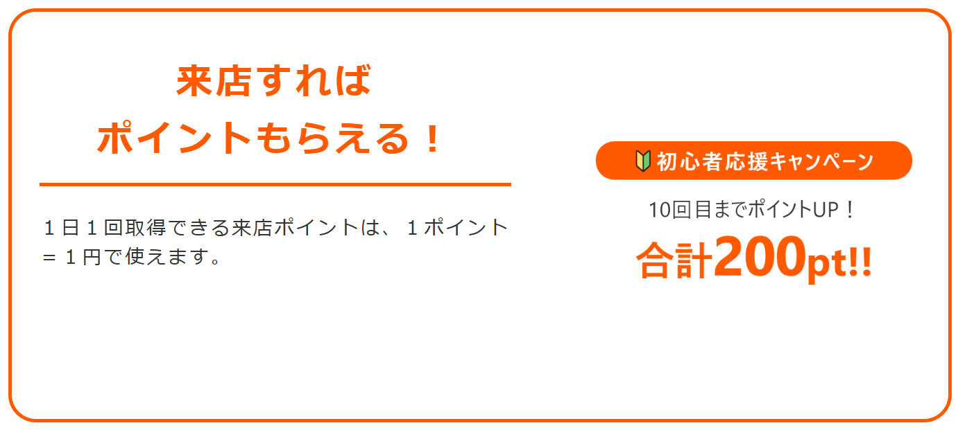 初心者キャンペーン