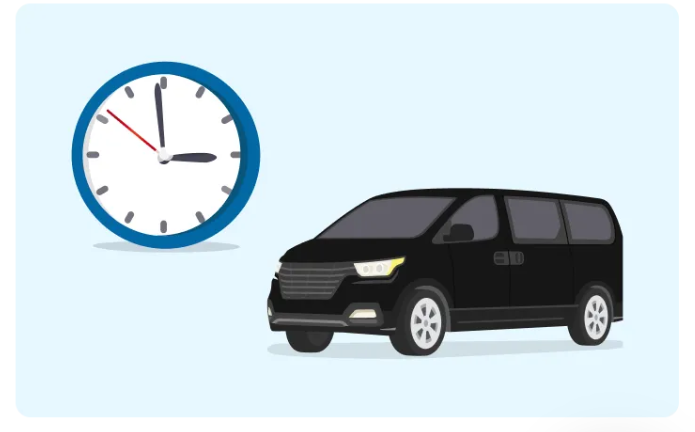 乗車スケジュールが確定