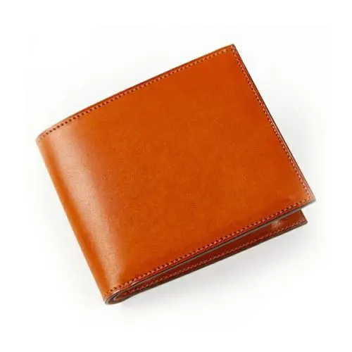 万双 双鞣和地 二つ折り財布 小銭入付