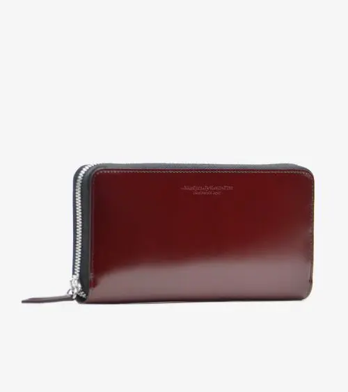 ジ・ウォームスクラフツ マニュファクチャー(The Warmthcrafts-Manufacture) CORDOVAN ZIPPED LONG WALLET