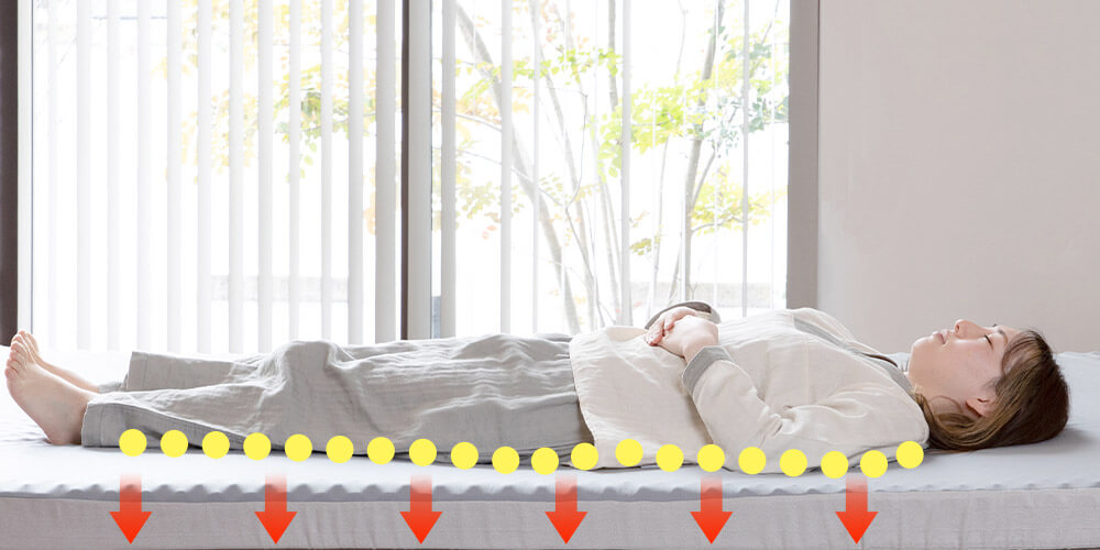 高反発マットレスのメリット１