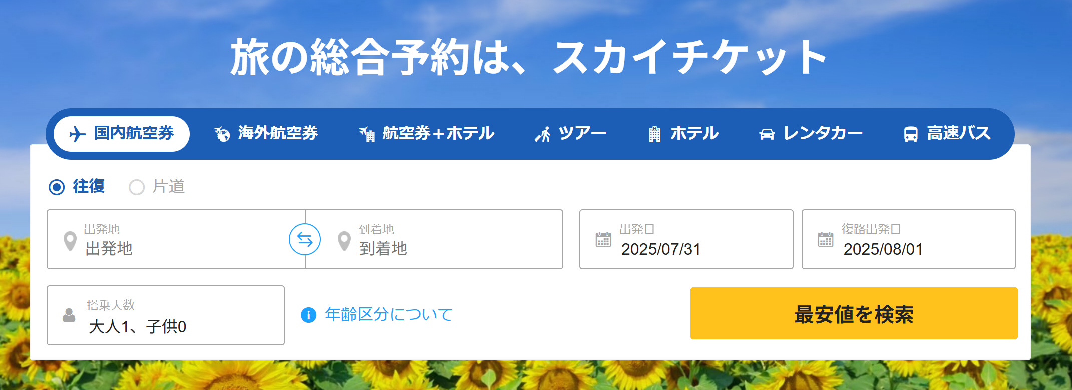 スカイチケット(skyticket)