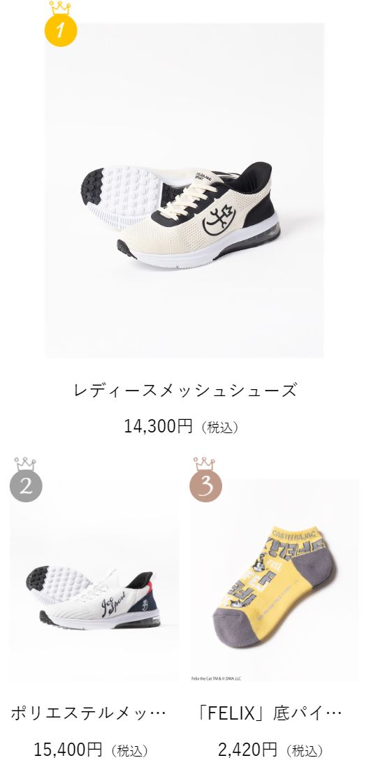 レディースランキング１