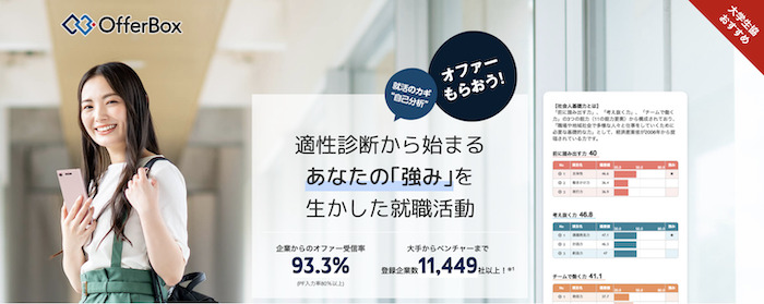 オファーボックスの適性検査（AnalyzeU+）